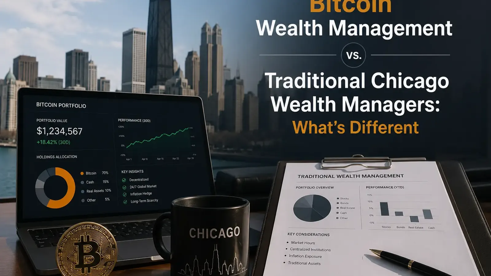 Bitcoin Wealth Management vs. Traditional Chicago Wealth Managers: What's Different — Market Capital Group Bitcoin insights